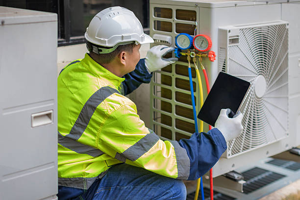 Professional Hvac technician working in Lawnside, NJ